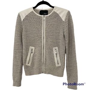 LINE The Label Zippered Sweater Jacket M